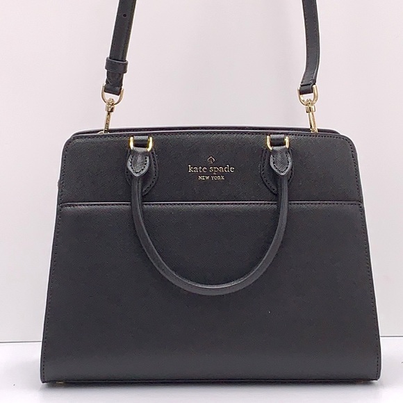 KATE SPADE Madison Saffiano Leather
(NWT
Medium Satchel BLACK COLOR - Picture 11 of 16
